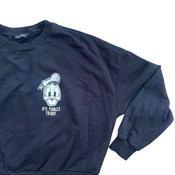 LCW Casual x Disney Donald Duck “It’s finally Friday” sweatshirt L - Picture 1 of 10